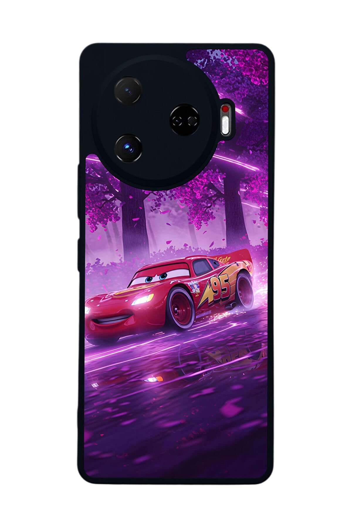 Tecno Camon 30 Pro Uyumlu Şimsek McQueen Tasarımlı Glossy Premium Kılıf
