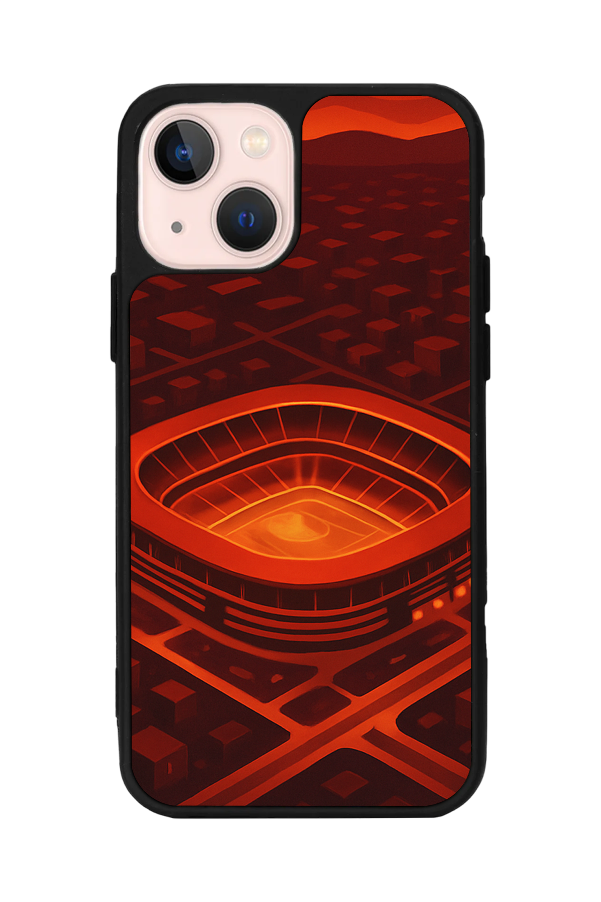 iPhone 13 Mini Uyumlu Aslan Tasarımlı Glossy Premium Kılıf