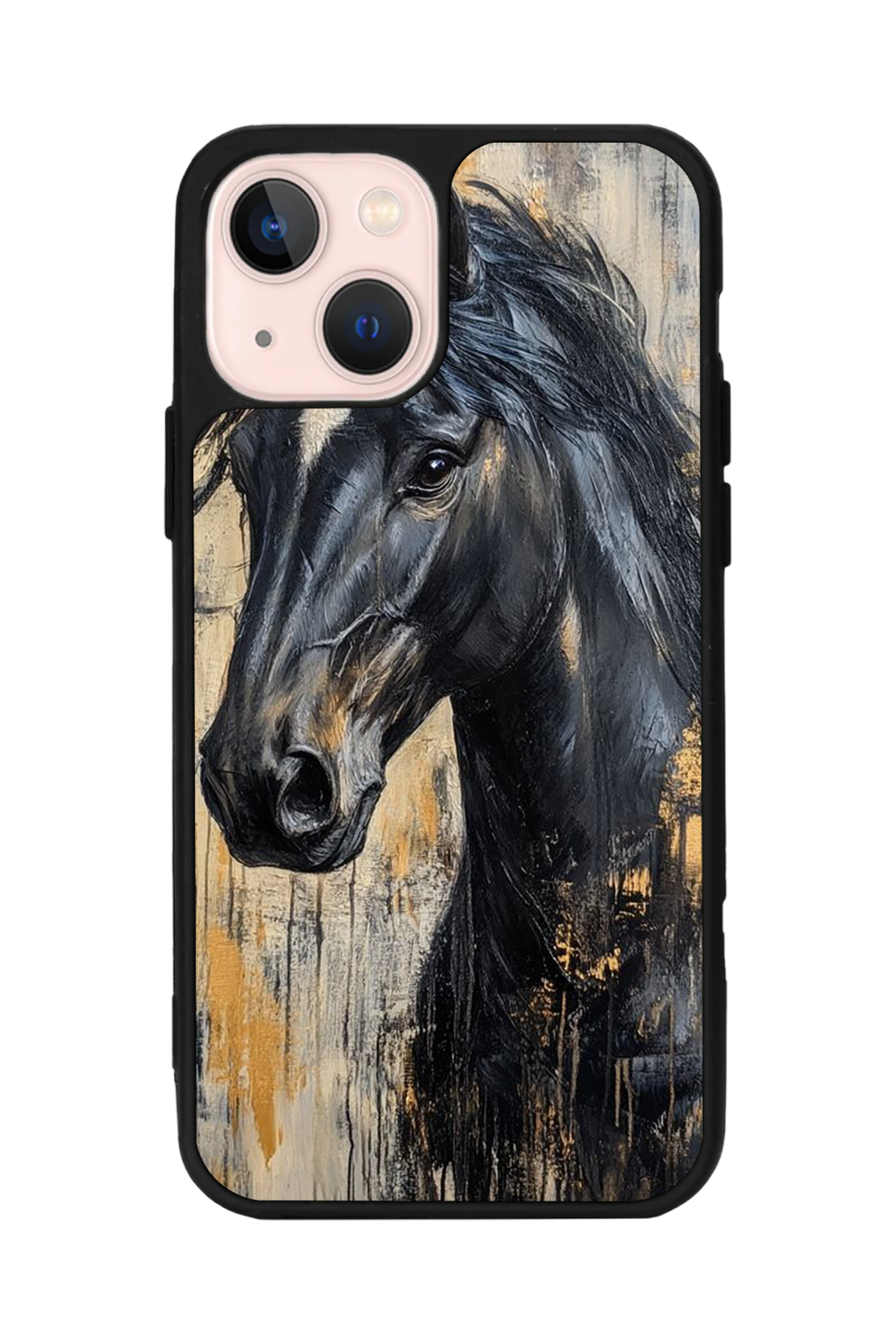 iPhone 15 Uyumlu At Horse Tasarımlı Glossy Premium Kılıf