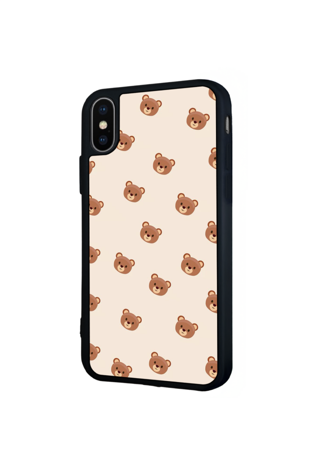 iPhone XS Max Uyumlu Ayı Tasarımlı Glossy Premium Kılıf