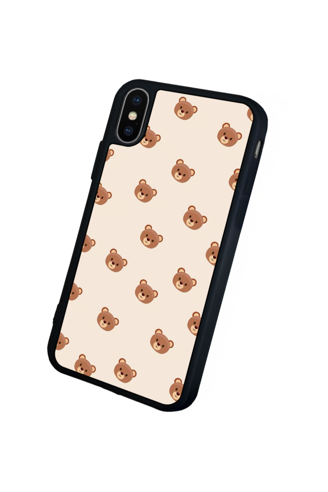iPhone XS Max Uyumlu Ayı Tasarımlı Glossy Premium Kılıf