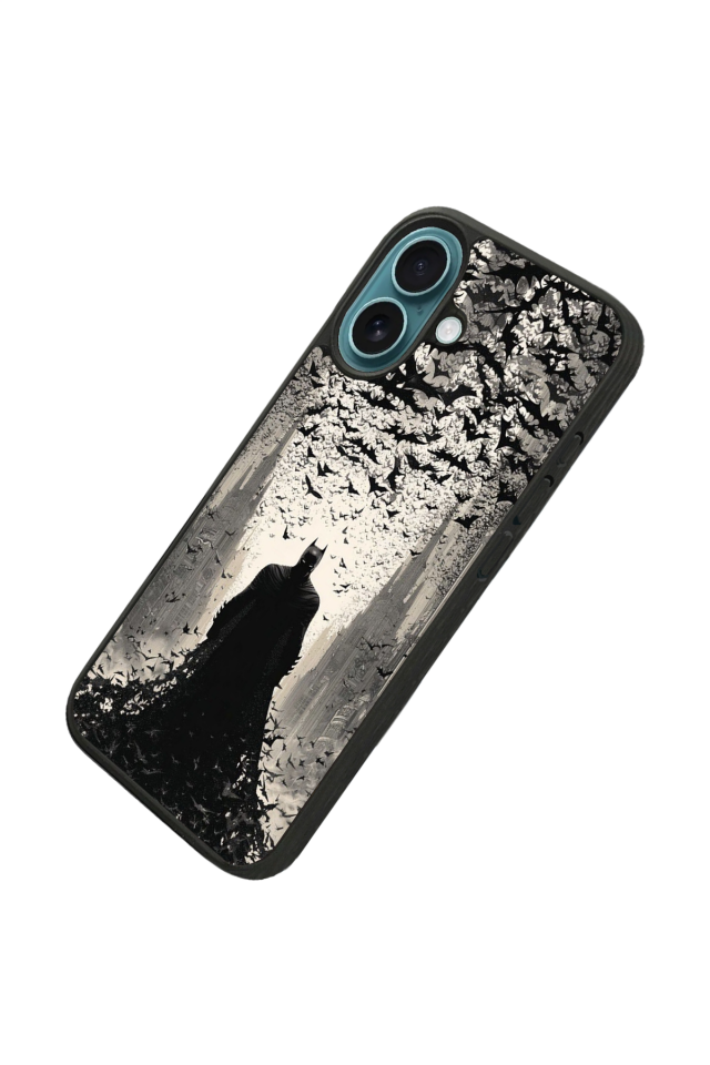iPhone 16 Plus Uyumlu Batman Tasarımlı Glossy Premium Kılıf