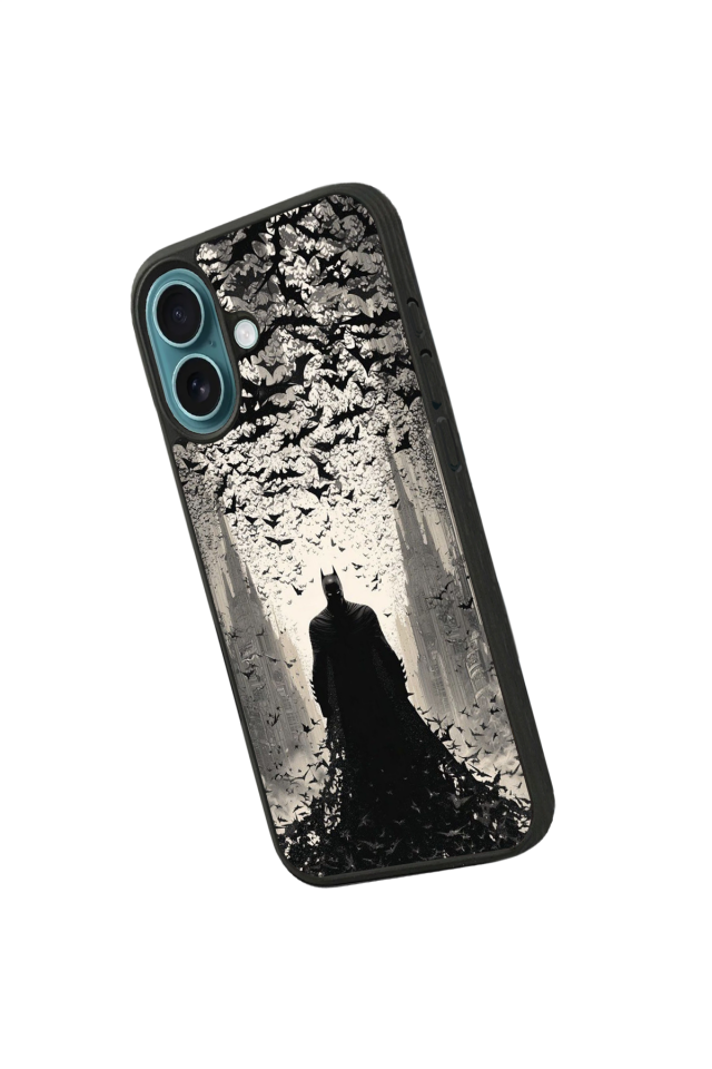 iPhone 16 Plus Uyumlu Batman Tasarımlı Glossy Premium Kılıf