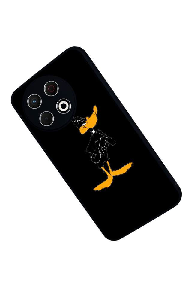 Tecno Spark 30 Pro Uyumlu Daffy duck Tasarımlı Glossy Premium Kılıf