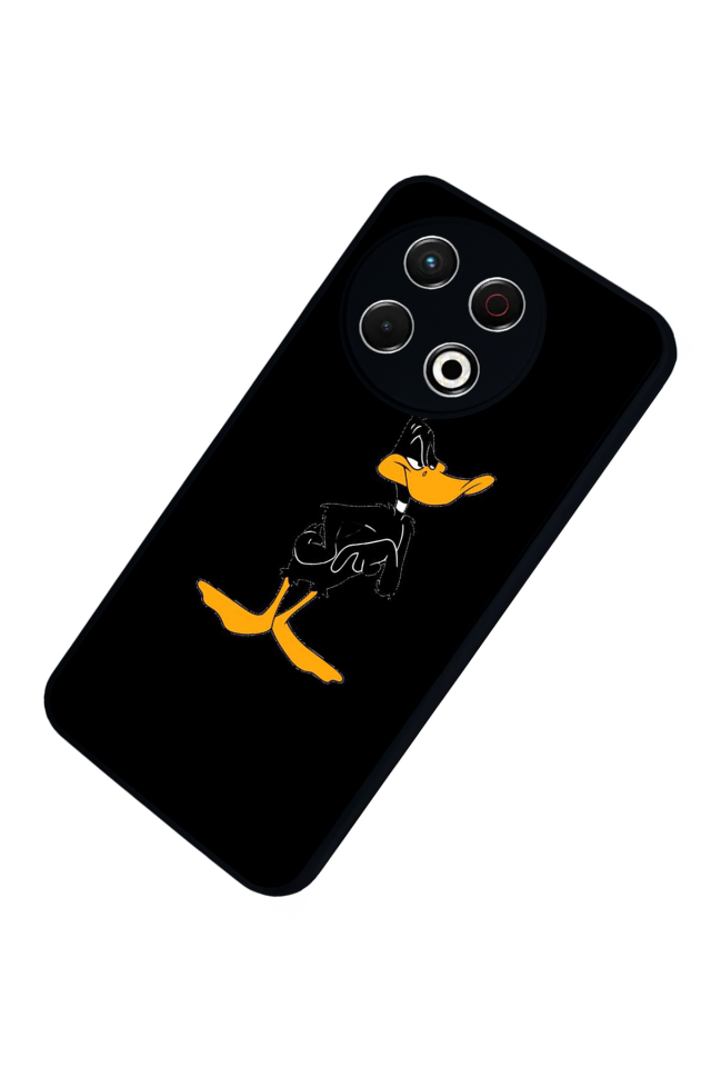 Tecno Spark 30 Pro Uyumlu Daffy duck Tasarımlı Glossy Premium Kılıf