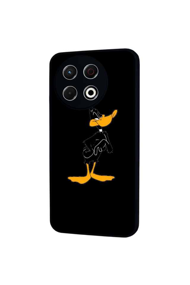 Tecno Spark 30 Pro Uyumlu Daffy duck Tasarımlı Glossy Premium Kılıf