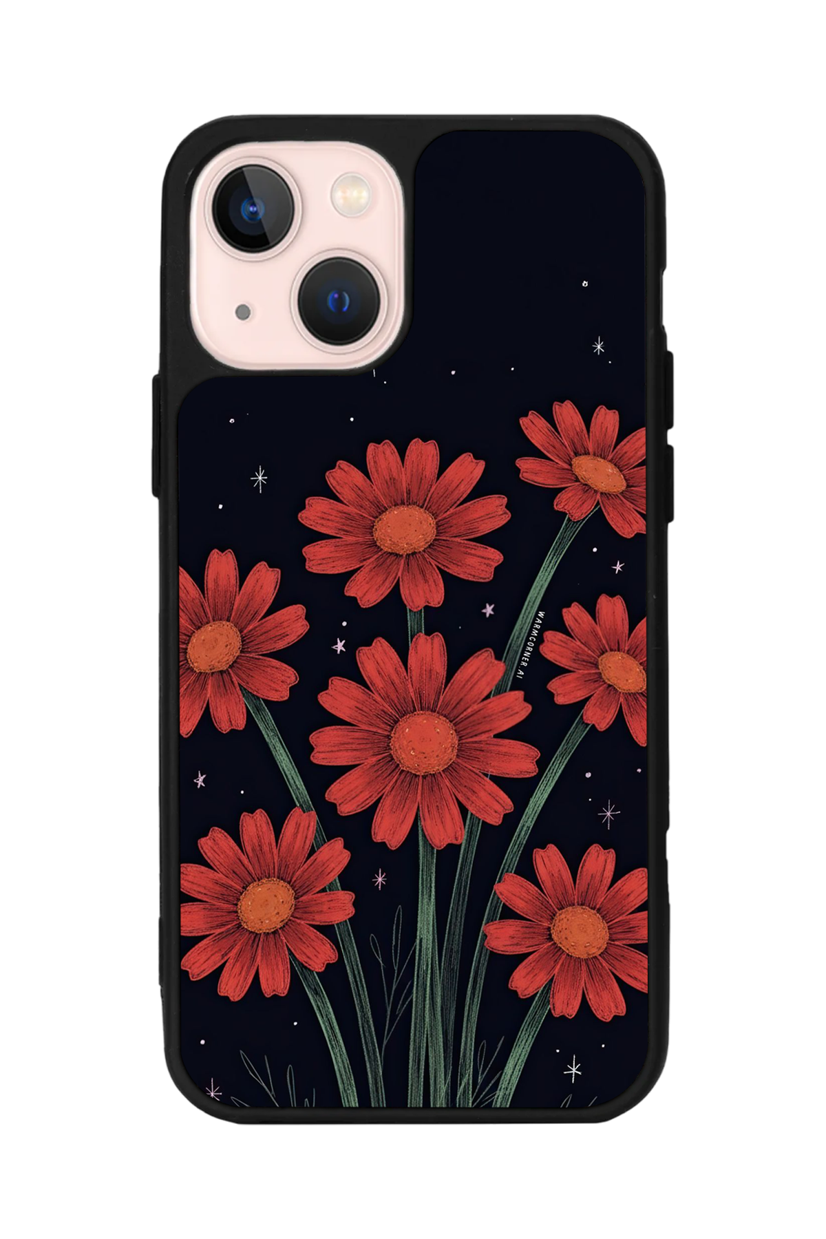 iPhone 14 Plus Uyumlu Floral Tasarımlı Glossy Premium Kılıf