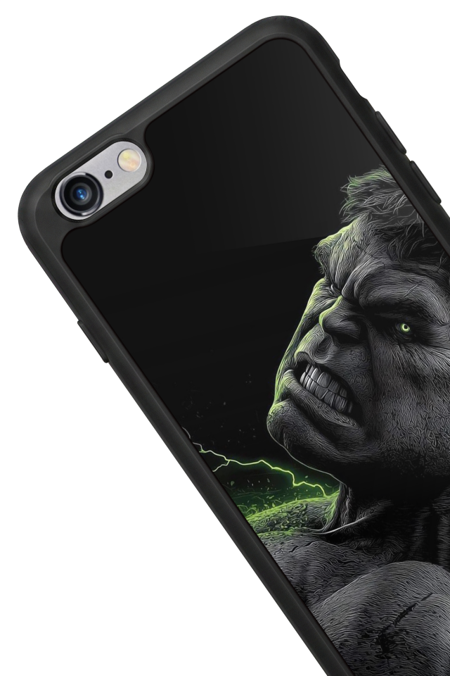 iPhone 6 Plus Uyumlu Hulk Tasarımlı Glossy Premium Kılıf