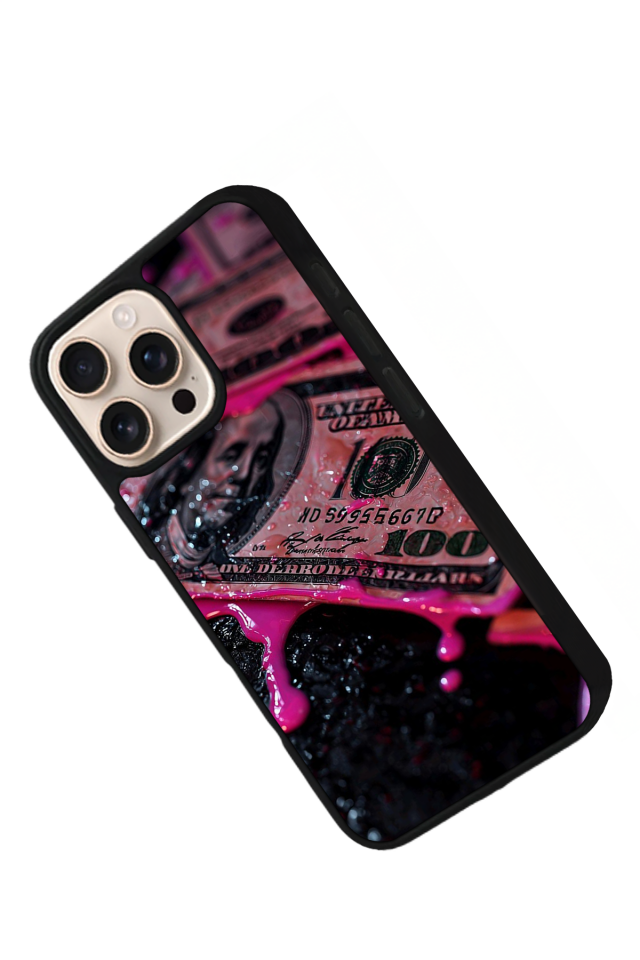 iPhone 14 Pro Max Uyumlu Para Tasarımlı Glossy Premium Kılıf