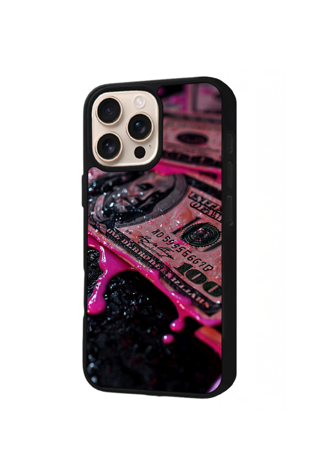 iPhone 14 Pro Max Uyumlu Para Tasarımlı Glossy Premium Kılıf