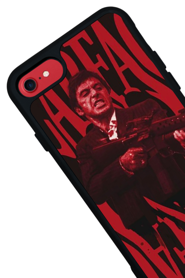iPhone 7 Uyumlu Scarface Tasarımlı Glossy Premium Kılıf