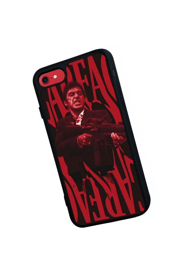iPhone 7 Uyumlu Scarface Tasarımlı Glossy Premium Kılıf