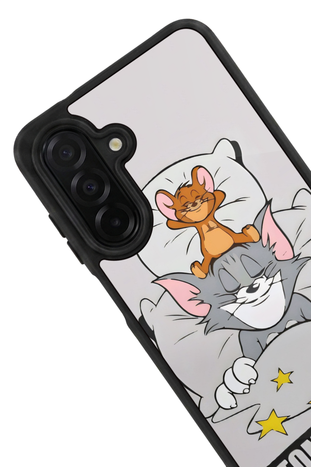 Samsung Galaxy A26 Uyumlu Tom And Jerry Tasarımlı Glossy Premium Kılıf