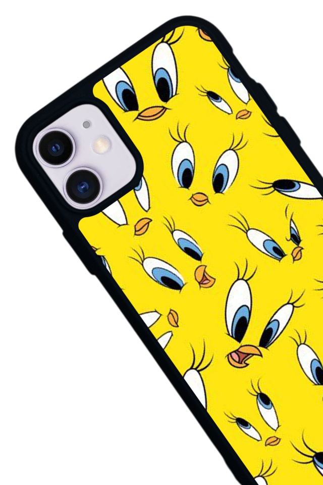 iPhone 11 Uyumlu Tweety Tasarımlı Glossy Premium Kılıf