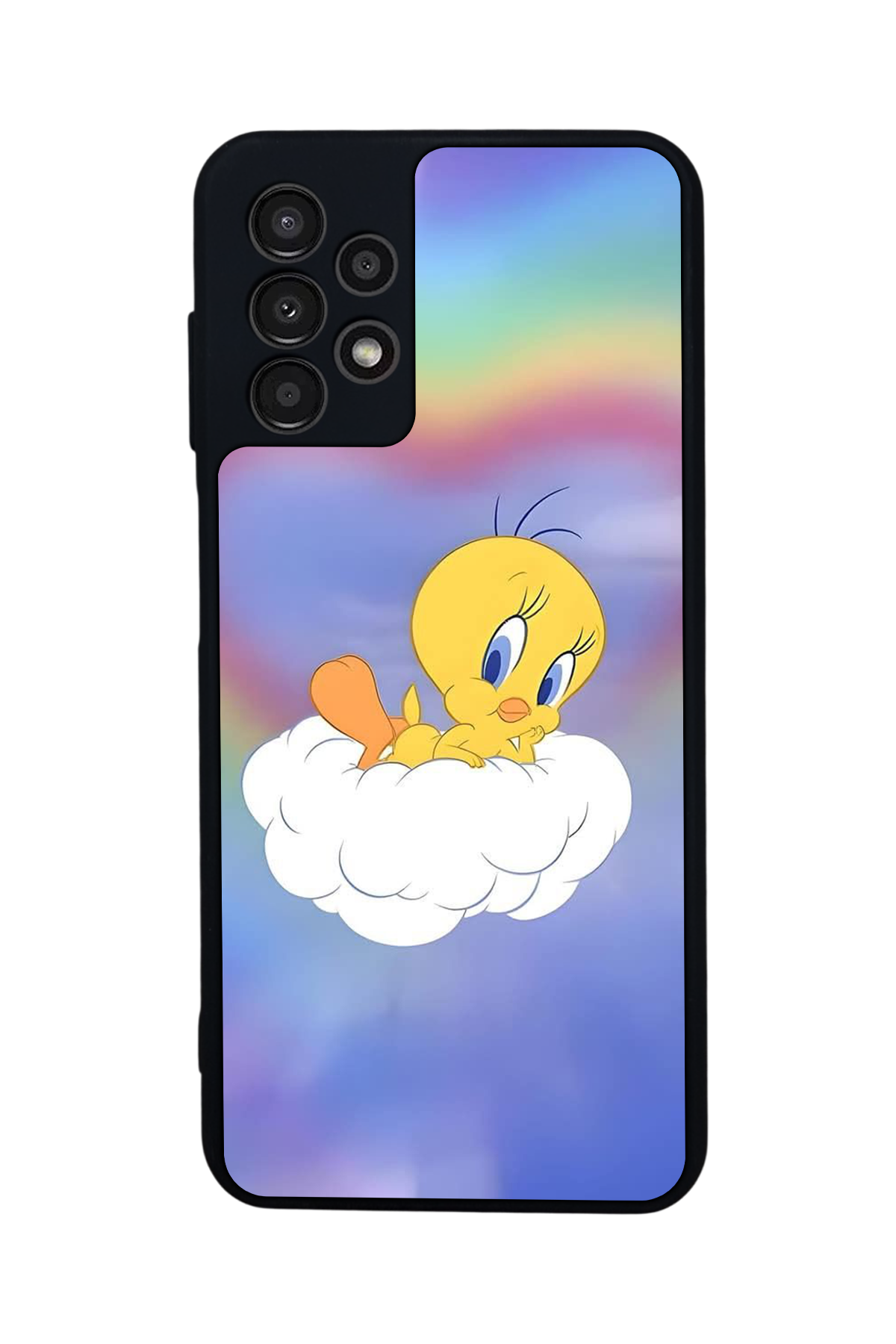 Samsung Galaxy A13 Uyumlu Tweety Tasarımlı Glossy Premium Kılıf