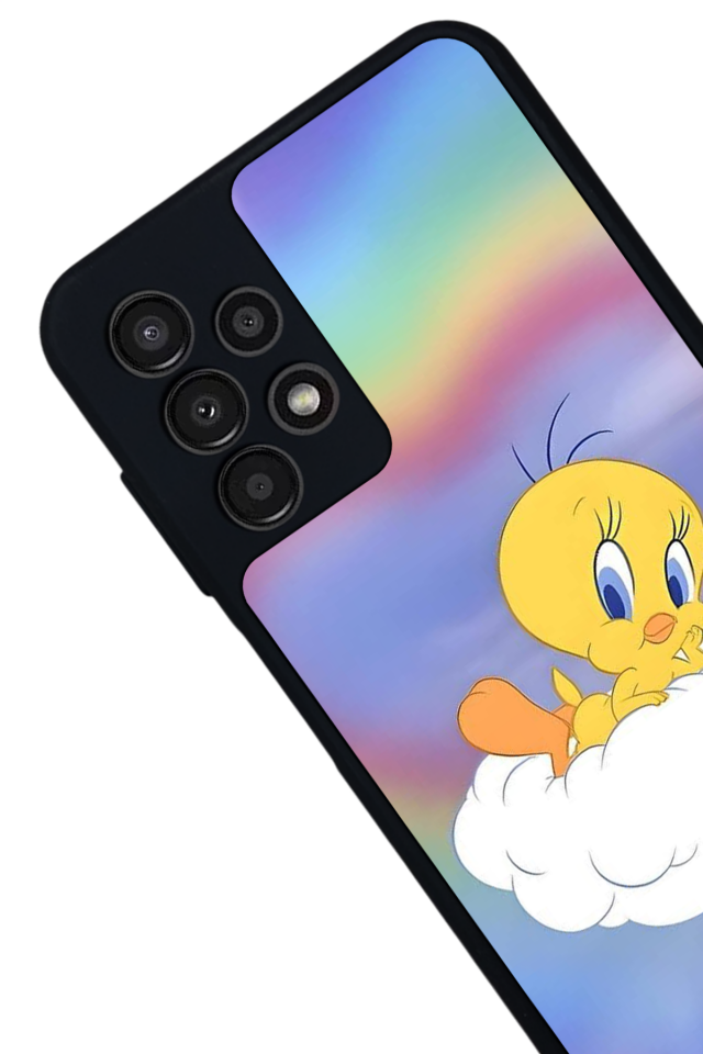 Samsung Galaxy A13 Uyumlu Tweety Tasarımlı Glossy Premium Kılıf