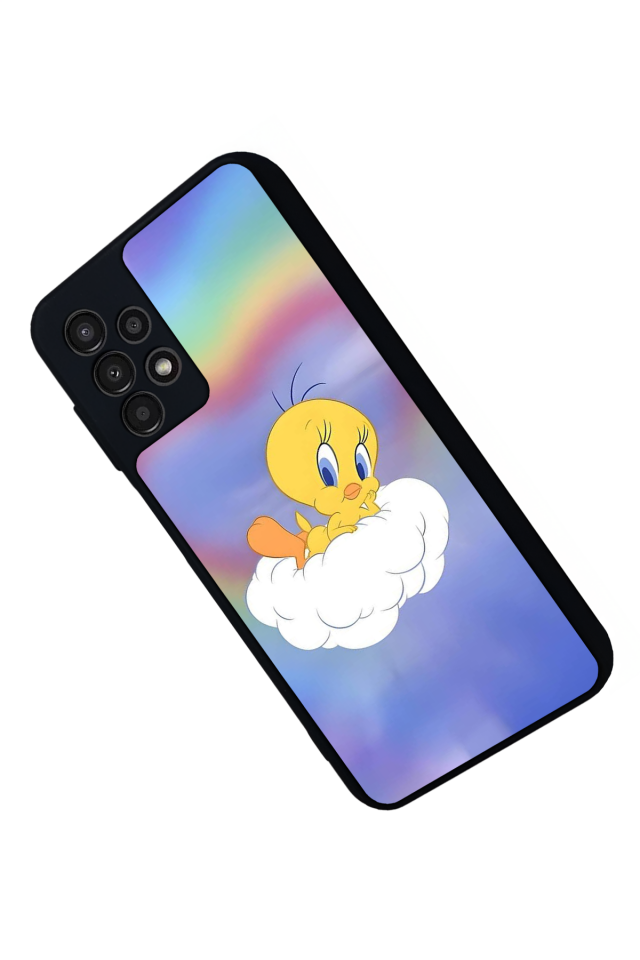 Samsung Galaxy A13 Uyumlu Tweety Tasarımlı Glossy Premium Kılıf
