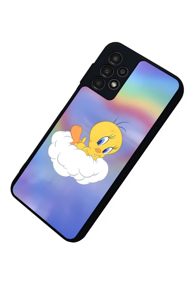 Samsung Galaxy A13 Uyumlu Tweety Tasarımlı Glossy Premium Kılıf