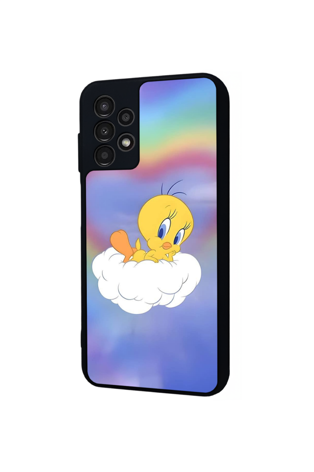 Samsung Galaxy A13 Uyumlu Tweety Tasarımlı Glossy Premium Kılıf