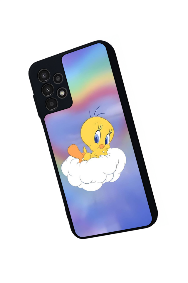 Samsung Galaxy A13 Uyumlu Tweety Tasarımlı Glossy Premium Kılıf