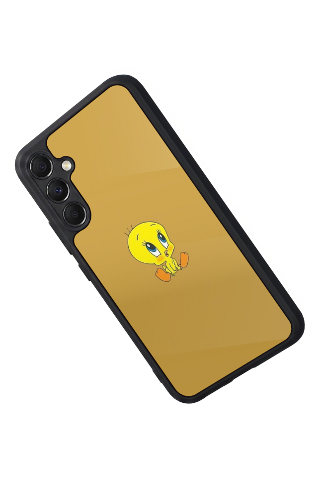 Samsung Galaxy M34 Uyumlu Tweety Tasarımlı Glossy Premium Kılıf