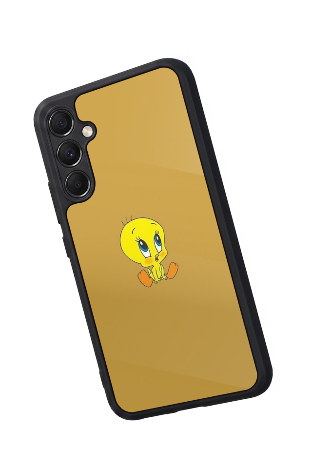 Samsung Galaxy M34 Uyumlu Tweety Tasarımlı Glossy Premium Kılıf