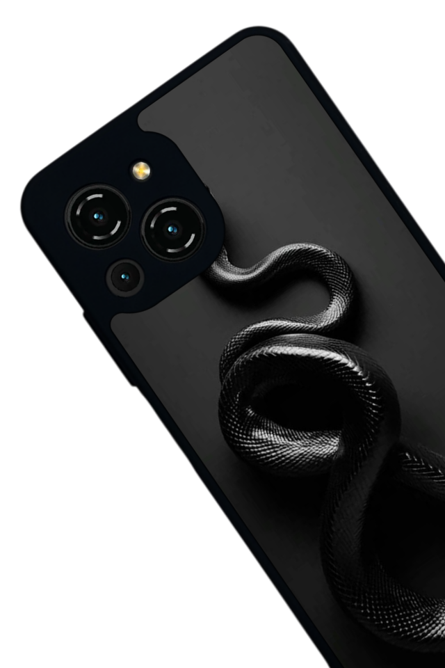 Reeder S23 Pro Max Uyumlu Yılan Tasarımlı Glossy Premium Kılıf