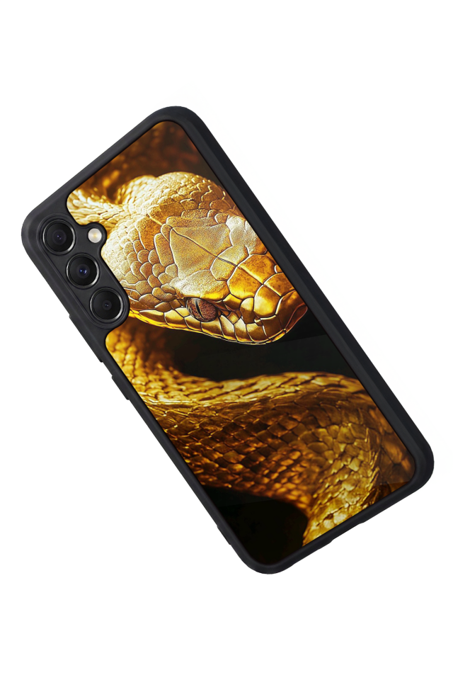 Samsung Galaxy A34 Uyumlu Yılan Tasarımlı Glossy Premium Kılıf