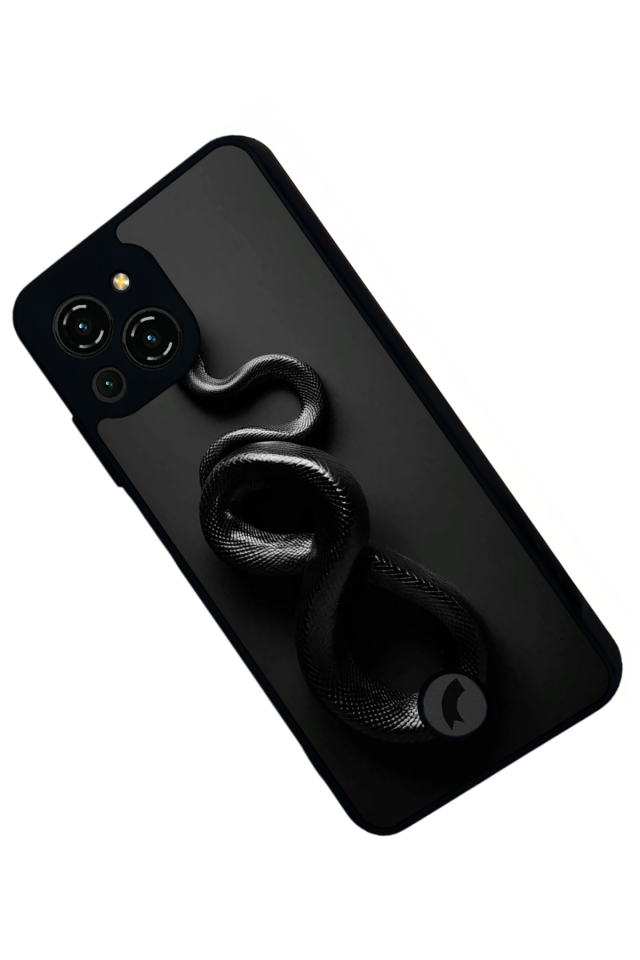 Reeder S23 Pro Max Uyumlu Yılan Tasarımlı Glossy Premium Kılıf