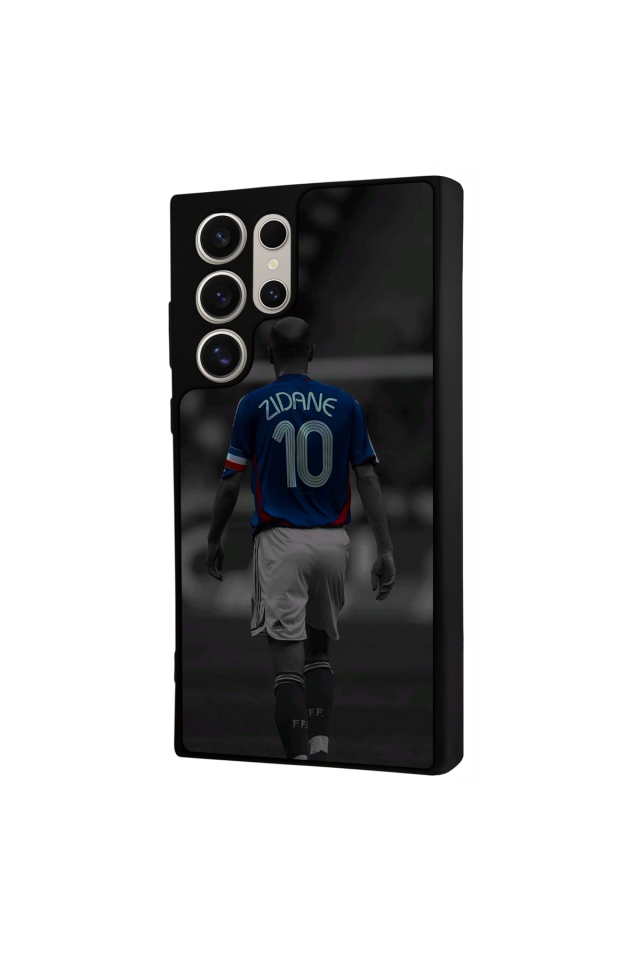Samsung Galaxy S23 Ultra Uyumlu Zidane Tasarımlı Glossy Premium Kılıf