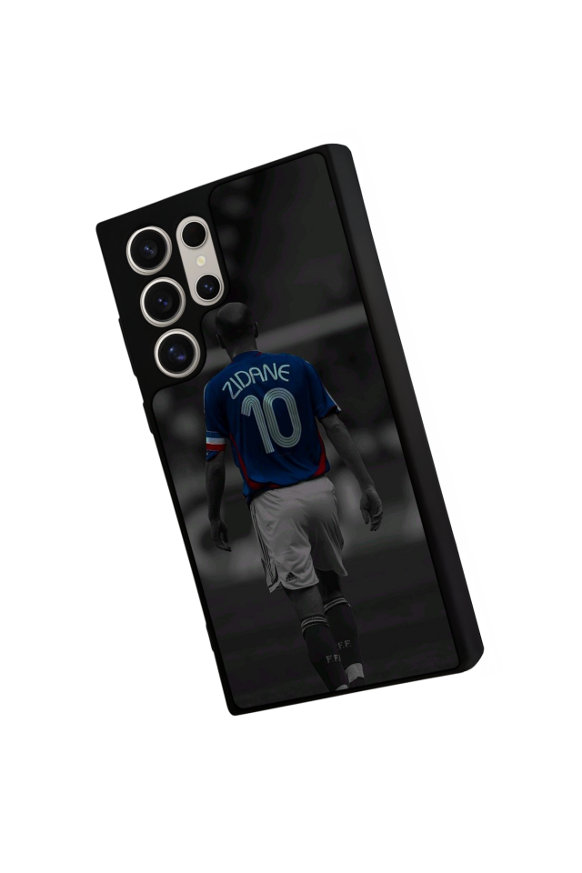 Samsung Galaxy S23 Ultra Uyumlu Zidane Tasarımlı Glossy Premium Kılıf