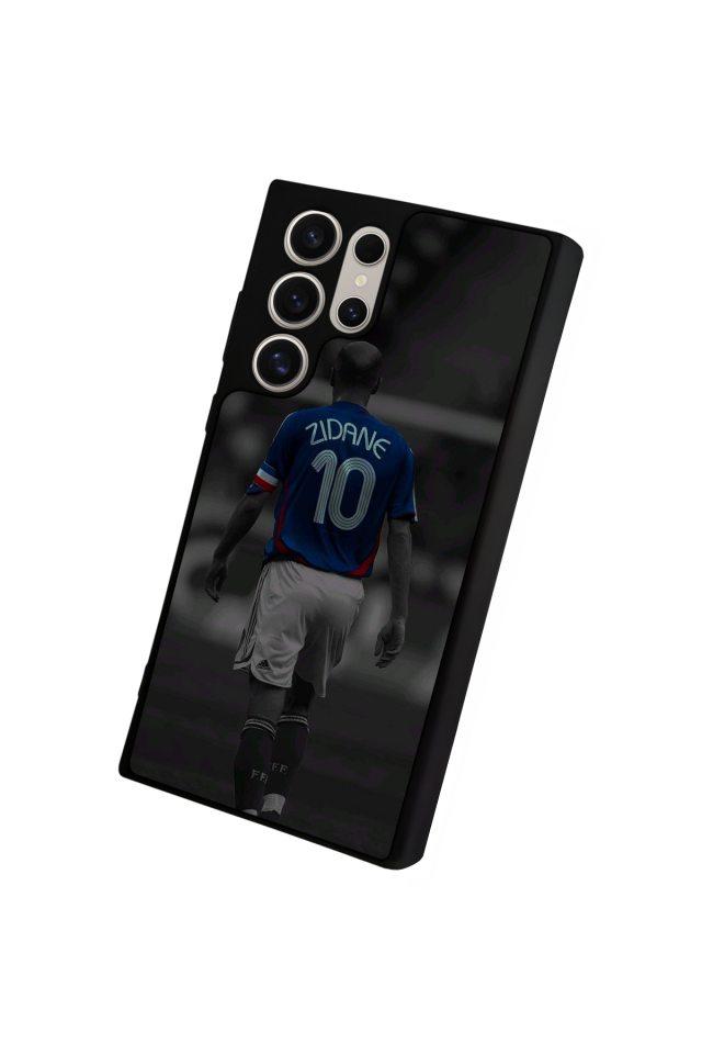 Samsung Galaxy S23 Ultra Uyumlu Zidane Tasarımlı Glossy Premium Kılıf