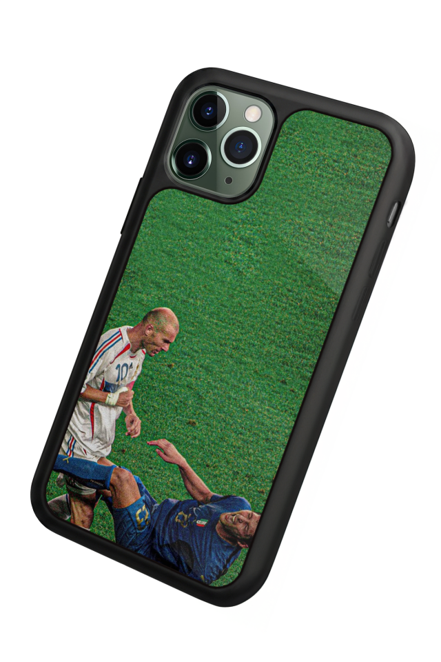 iPhone 11 Pro Uyumlu Zidane Tasarımlı Glossy Premium Kılıf