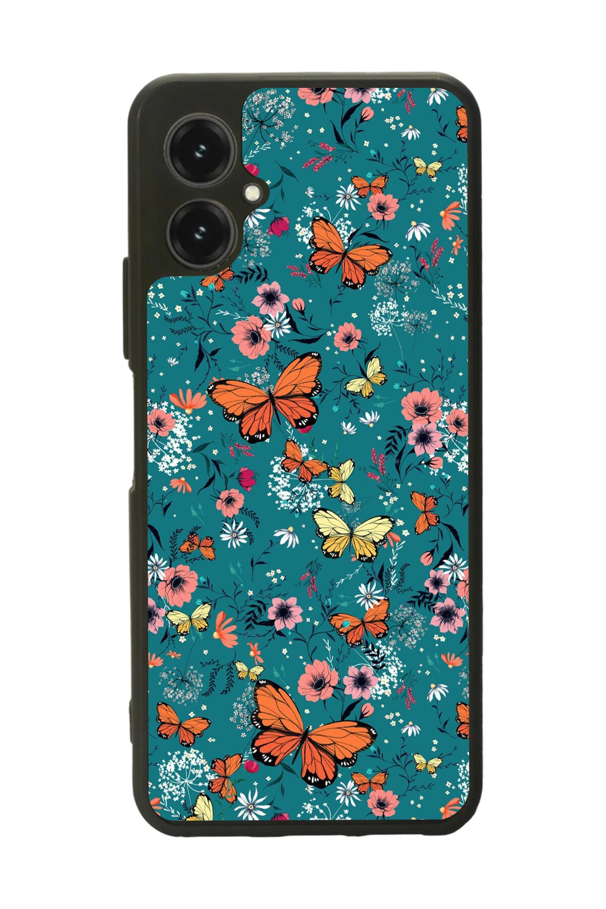Omix X5 Uyumlu Floral Tasarımlı Glossy Premium Kılıf