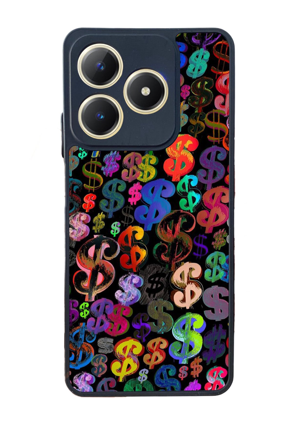 Realme C63 Mat Uyumlu Siyah Kılıf – Yumuşak Silikon, Koruyucu, Şok Emici Kapak