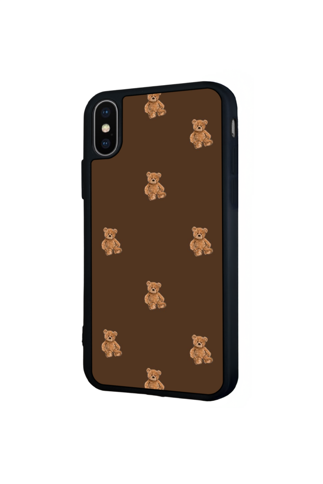 iPhone XS Max Uyumlu Ayı Tasarımlı Glossy Premium Kılıf
