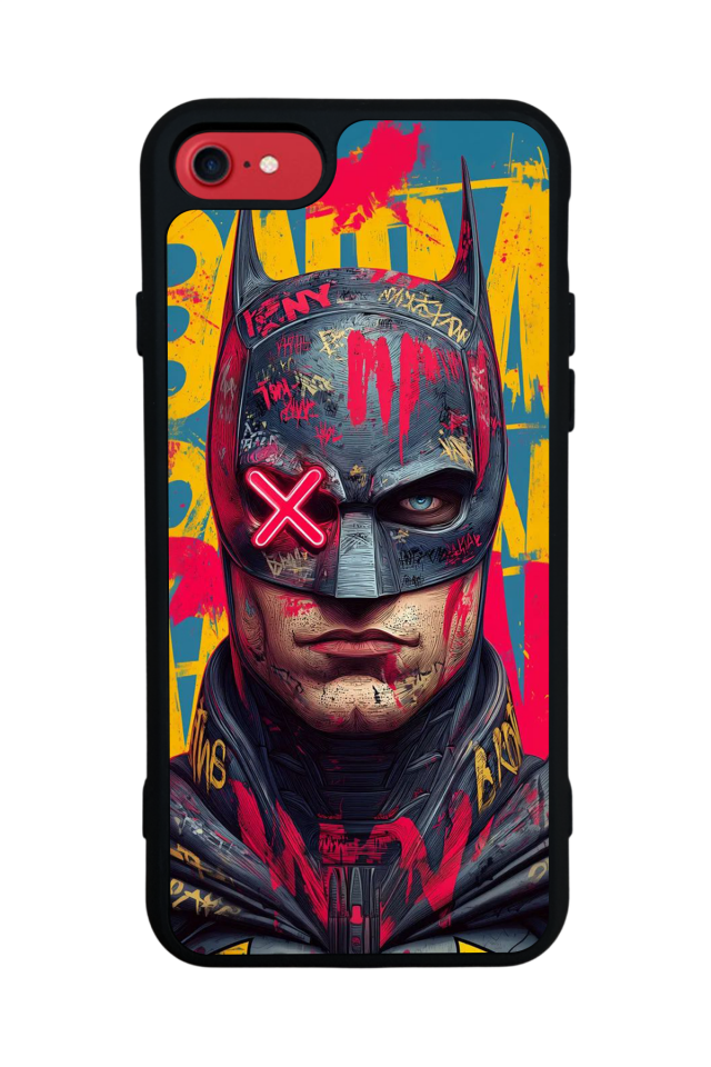 iPhone SE Uyumlu Batman Tasarımlı Glossy Premium Kılıf