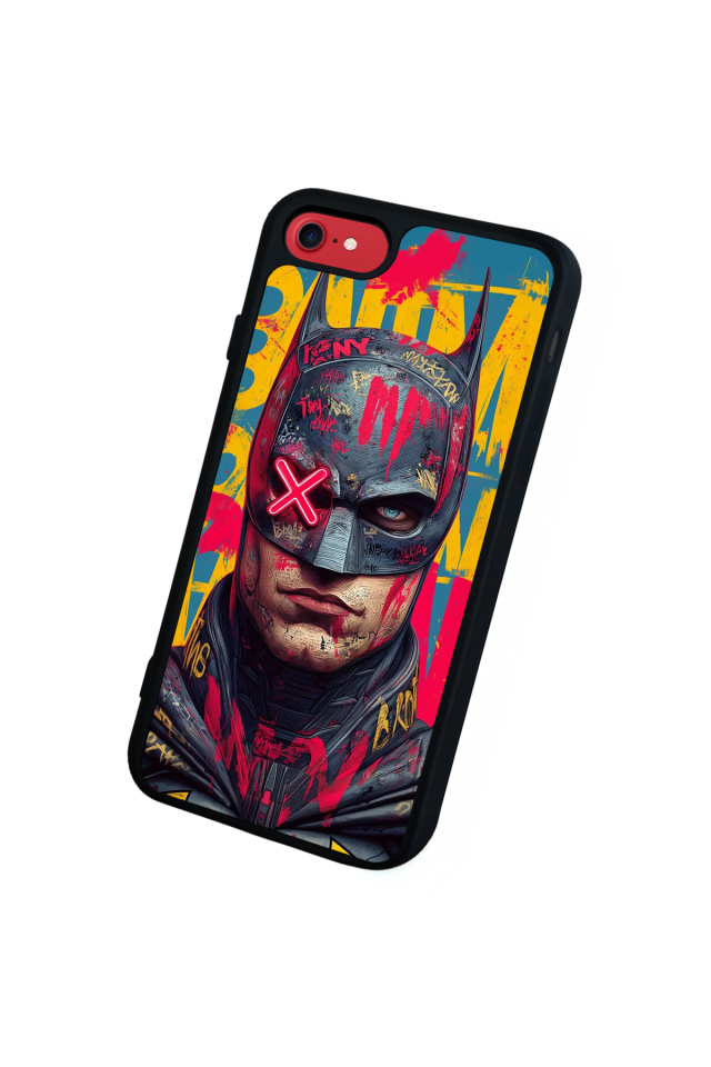 iPhone SE Uyumlu Batman Tasarımlı Glossy Premium Kılıf