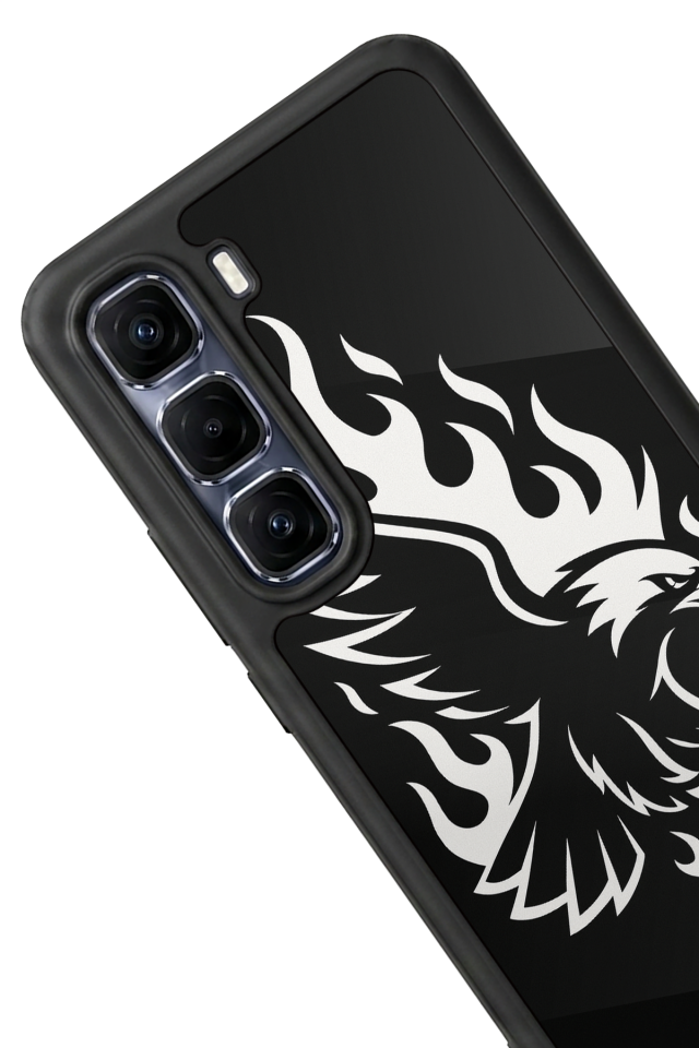 Infinix Hot 60 Pro Plus Uyumlu Besiktas Tasarımlı Glossy Premium Kılıf