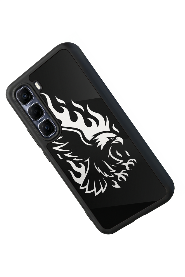 Infinix Hot 60 Pro Plus Uyumlu Besiktas Tasarımlı Glossy Premium Kılıf