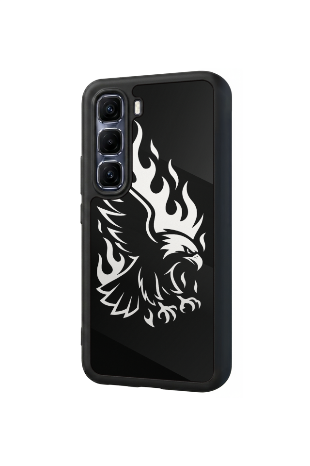 Infinix Hot 60 Pro Plus Uyumlu Besiktas Tasarımlı Glossy Premium Kılıf