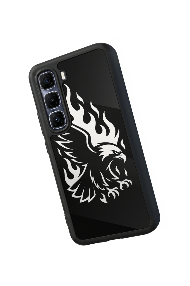 Infinix Hot 60 Pro Plus Uyumlu Besiktas Tasarımlı Glossy Premium Kılıf