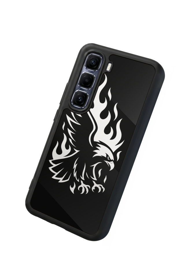 Infinix Hot 60 Pro Plus Uyumlu Besiktas Tasarımlı Glossy Premium Kılıf