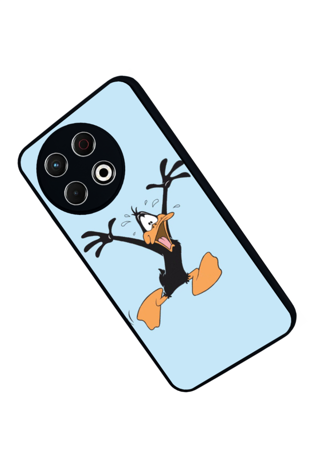 Tecno Spark 30 Pro Uyumlu Daffy duck Tasarımlı Glossy Premium Kılıf