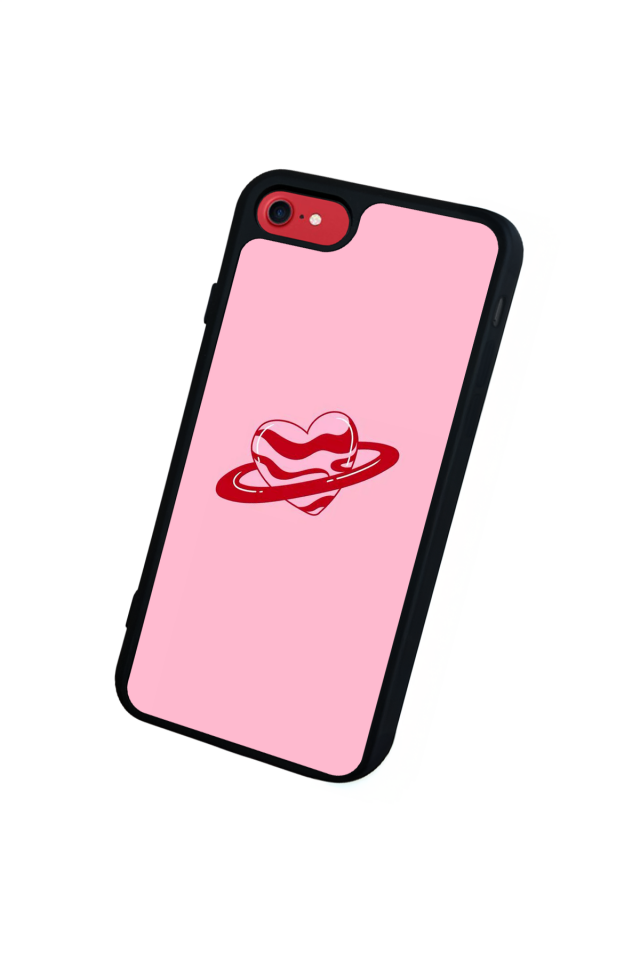 iPhone 8 Uyumlu Kalp Love Tasarımlı Glossy Premium Kılıf