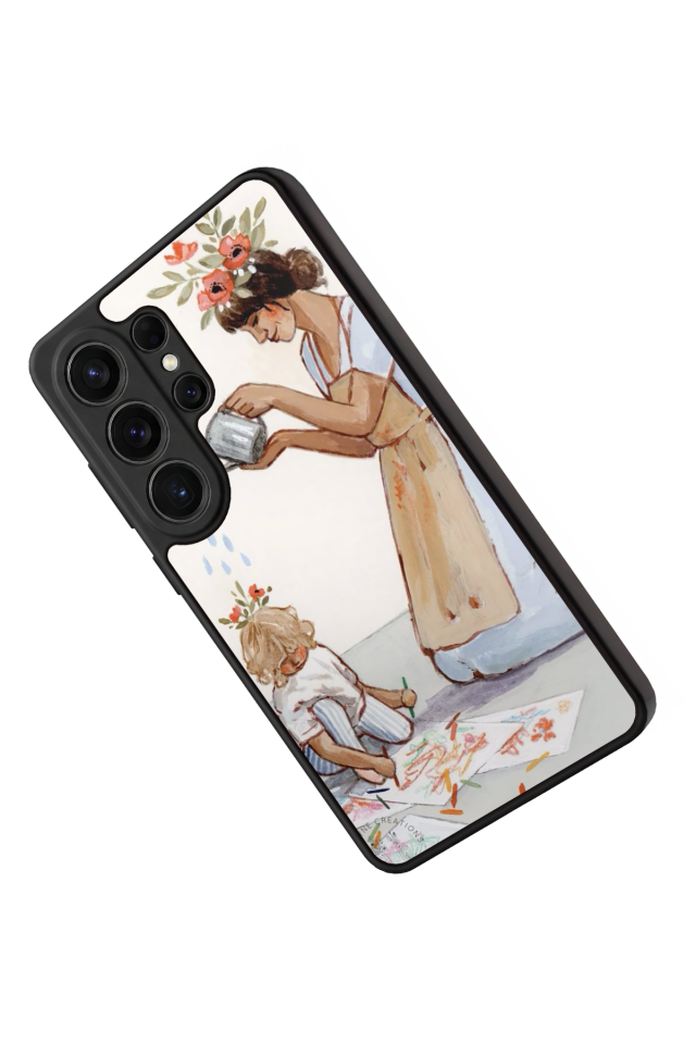 Samsung Galaxy S26 Ultra Uyumlu Kalp Love Tasarımlı Glossy Premium Kılıf