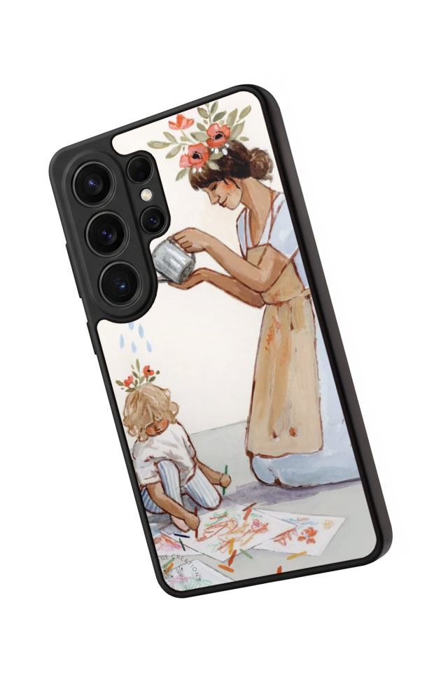 Samsung Galaxy S26 Ultra Uyumlu Kalp Love Tasarımlı Glossy Premium Kılıf