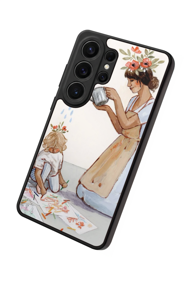 Samsung Galaxy S26 Ultra Uyumlu Kalp Love Tasarımlı Glossy Premium Kılıf