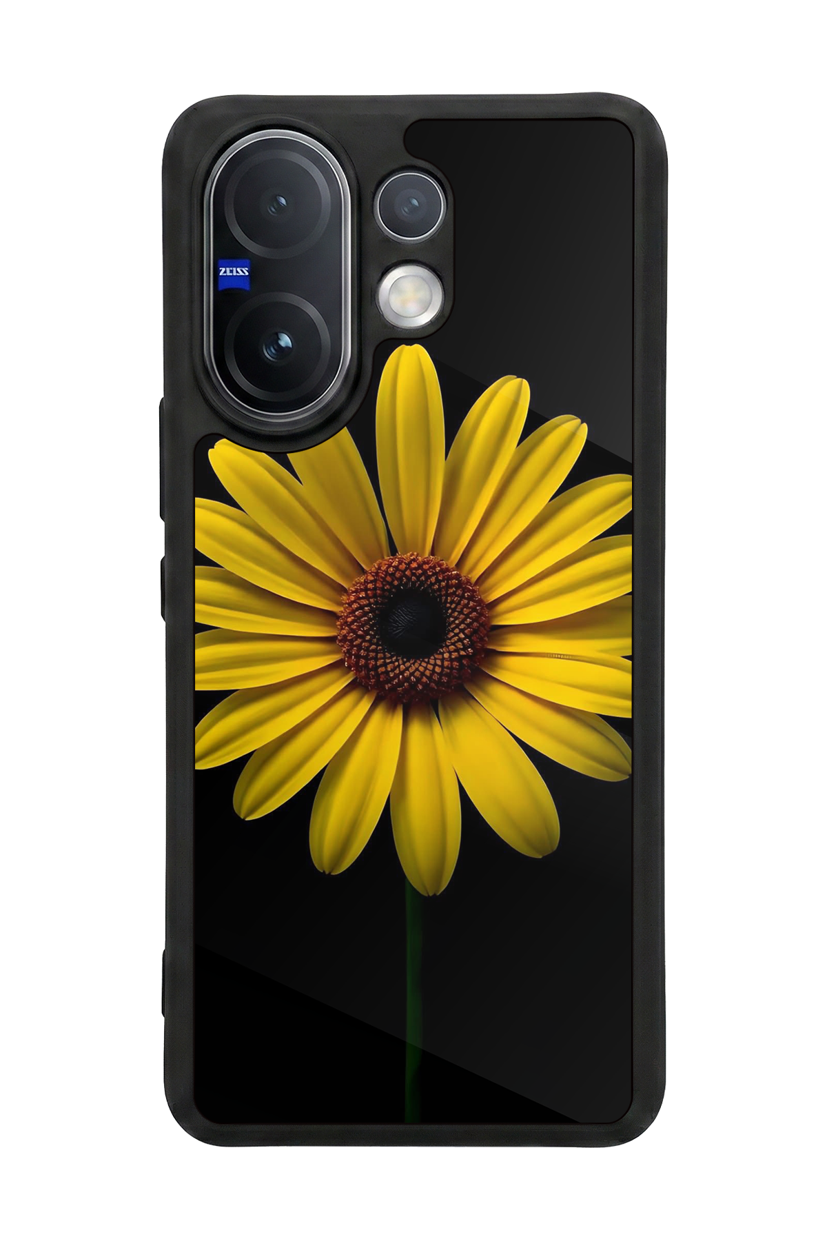 Vivo V60 Uyumlu Papatya Tasarımlı Glossy Premium Kılıf