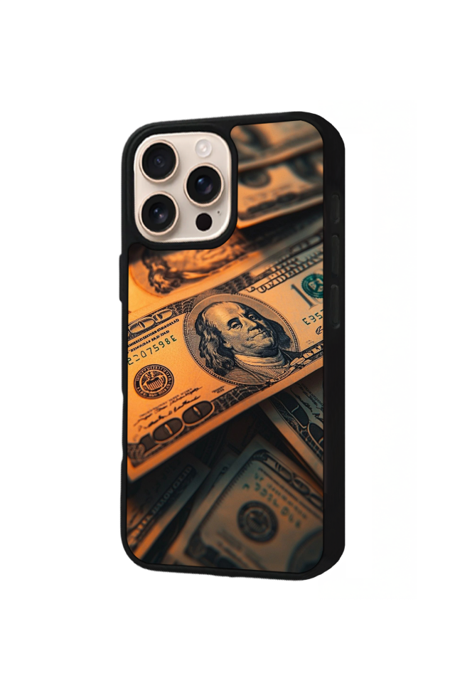 iPhone 14 Pro Max Uyumlu Para Tasarımlı Glossy Premium Kılıf